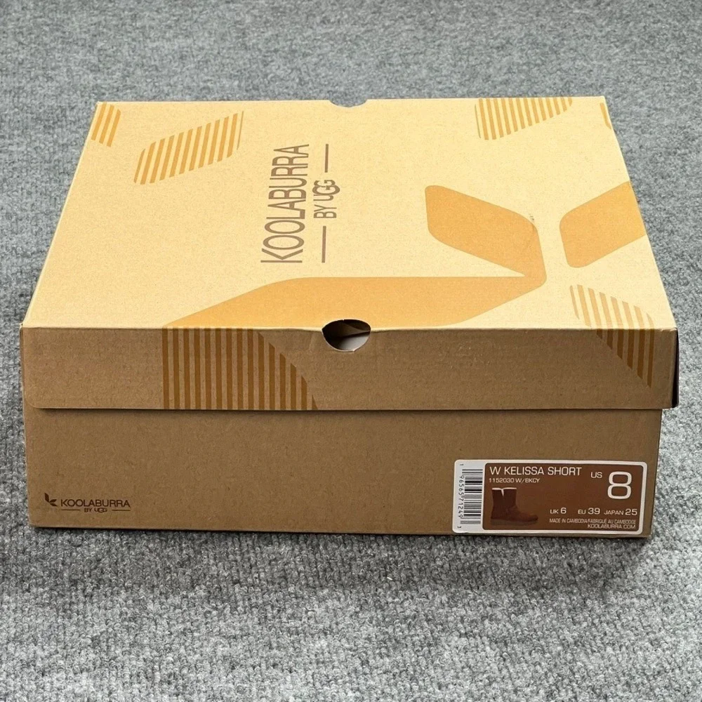 NIB Koolaburra by UGG Kelissa Short Suede Boots Women's 8 Baked Clay 1152030‎